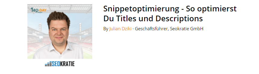 Snippetoptimierung - So optimierst Du Titles und Descriptions