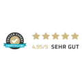 4,95 von 5 Sternen auf Proven Expert