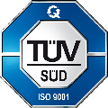 TÜV Süd ISO 9001 zertifiziert
