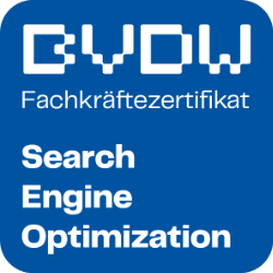 SEO-Fachkräftezertifikat (BVDW)